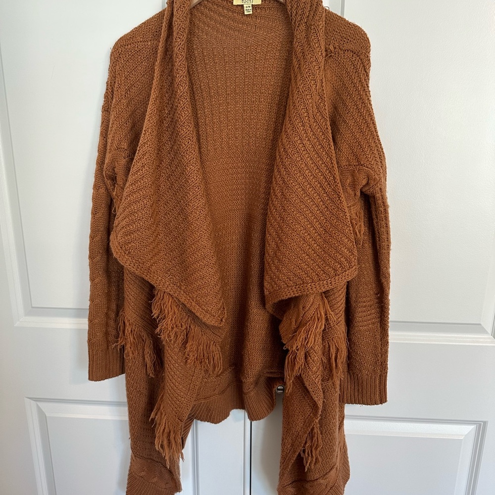 Layered cardigan